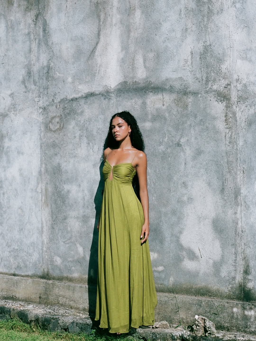 Green Luminare Dress