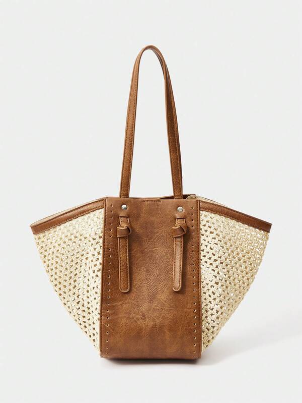 Heritage Raffia Tote