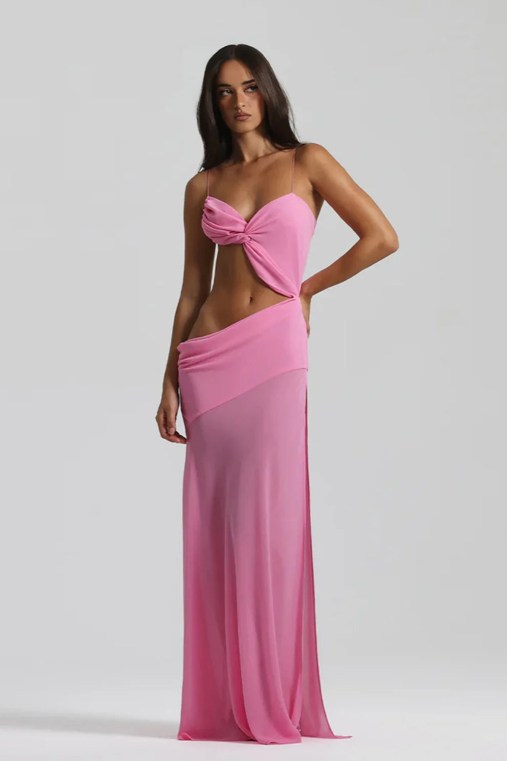 Rosé Aurora Dress