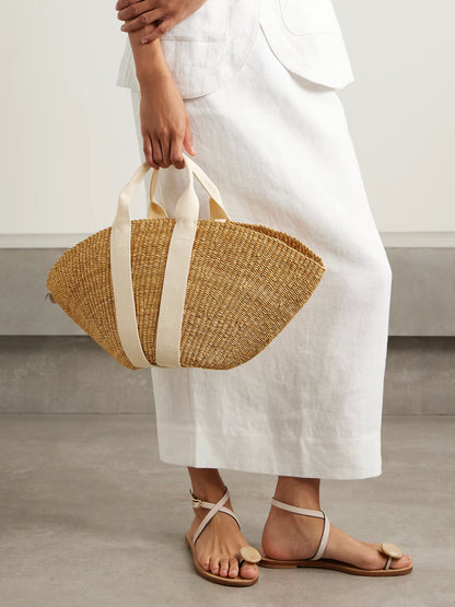Lido Straw Tote