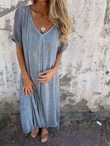 Amy™ | Loose V-neck Dress